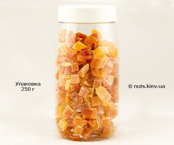 Папайя сушеная кубик - Упаковка 250 г