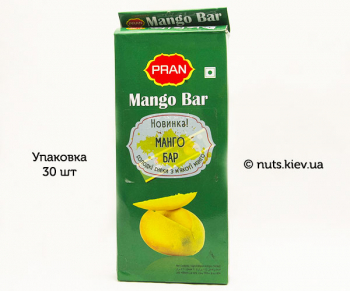 Батончики фруктовые Манго Бар Pran - Упаковка 30 шт