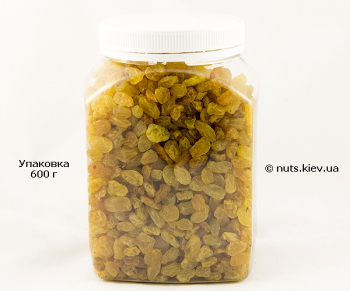 Изюм желтый узбекский - Упаковка 600 г