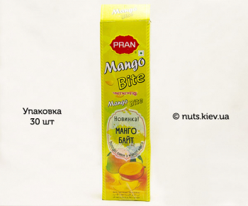 Конфеты фруктовые Манго Байт Pran - Упаковка 30 шт