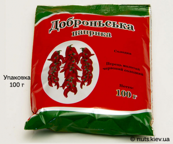Паприка молотая Доброньская - Упаковка 100 г