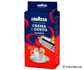 Кава Lavazza Crema e gusto Classico мелена - 250 г
